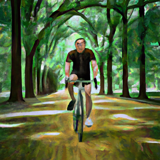 1 man on bike